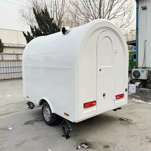 Nuovo Design: Rimorchio Alimentare Retrò da 2,5 Metri, Furgone per Catering Completamente Attrezzato, Cucina Personalizzata, Mini Trailer Alimentare per Esterni - Product Image 1