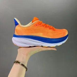 Zapatillas Deportivas de Alta Calidad <span class=keywords><strong>para</strong></span> Hombre y Mujer, Modelo Clifton 9 One, Color Arena, Triple Negro, Blanco y Gris, Estilo <span class=keywords><strong>para</strong></span> Caminar al Aire Libre - Product Image 5