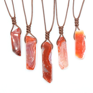 Collar de cristal con forma <span class=keywords><strong>Irregular</strong></span> para mujer, piedra Natural, seguro comercial, 16 estilos - Product Image 6