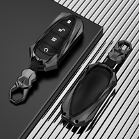 Housse de clé pour BYD Song Plus Atto 3 Han EV Tang DM Qin Seal Dolphin Remote Fob Holder Porte-clés Accessoires de voiture