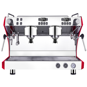 Cafetera Profesional de 2 Grupos para Café Americano, Máquina de Café Espresso Semiautomática Italiana - Product Image 4