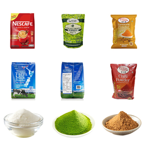 Haute vitesse 500g 1kg protéine poudre Machine à emballer protéine de lactosérum poudre fermeture éclair sac Doypack rotatif remplissage Machine d'emballage - Product Image 3