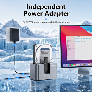 Nuovissima Stazione di Docking/Adattatore per Duplicazione SSD/HDD M.2 NVME a SATA 2.5/3.5 Pollici ad Alta Velocità con Funzione Clone - Product Image 6