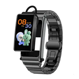 Reloj <span class=keywords><strong>Inteligente</strong></span> K80 <span class=keywords><strong>con</strong></span> Auriculares <span class=keywords><strong>Bluetooth</strong></span> 2 en 1, Llamadas, Pagos, Acceso NFC, Modelo B7 para Hombre, para Uso Diario y Actividades - Product Image 2