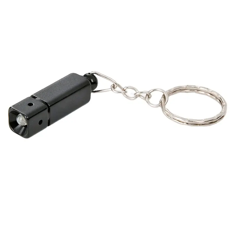 Wholesale Kids Toy Camping Aluminum Pocket Keychain Flashlight Mini Keyring Torches COB Led Key Chain Light
