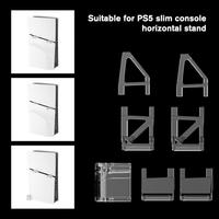 Mini support de jeu de bureau en acrylique pour PlayStation 5 Optima Version de lecteur optique Support horizontal mince pour accessoire de console PS5