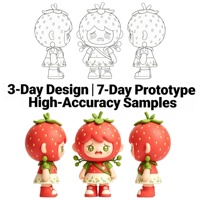 Figura de Acción de Resina de Dibujos Animados MEIYAN, Diseño Exclusivo de Arándano Q, Muñeco Creativo de Fruta Simulada, Juguete IP Lindo y Personalizado