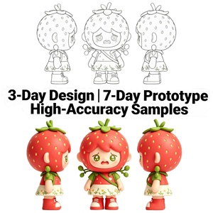 Figura de Acción de Resina de Dibujos Animados MEIYAN, Diseño Exclusivo de Arándano Q, Muñeco Creativo de Fruta Simulada, <span class=keywords><strong>Juguete</strong></span> IP Lindo y Personalizado - Product Image 2