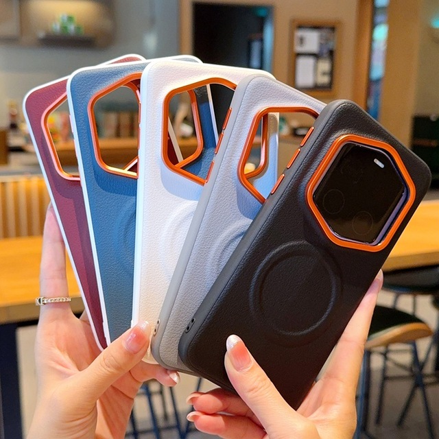 Good Feeling PU Leather Phone Case Anti-drop Lens Protection Magnetic Case for Honor Magic 7RSR 6/7/8 Pro X60 Pro X9C Smart