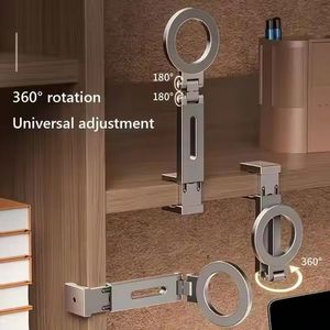 ขาตั้งโทรศัพท์มือถือแบบพับได้ หมุนได้ 360 องศา ทำจากอลูมิเนียมอัลลอยด์ สำหรับติดตั้งกับกระเป๋าเดินทาง - Product Image 4