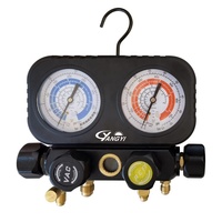 Manomètre de haute précision pour réfrigérants R32, R410A, R22, R134a, R404A, R407C, R1234YF – Outil de service A/C et de réfrigération