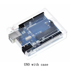 Placa R3 para Arduino IDE, microcontrolador ATmega328P con cable USB y conector de pines rectos de 2.54 mm para proyectos de bricolaje - Product Image 2