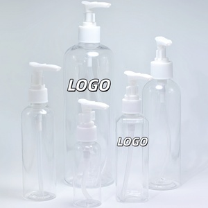 Skincare Green Recycled PET With Custom <b>200ml</b> 260ml 300ml 400ml 500ml Sprayer Frost Liquid Soap Plastic PUMP <b>Bottle</b> Packaging - Product Image 1