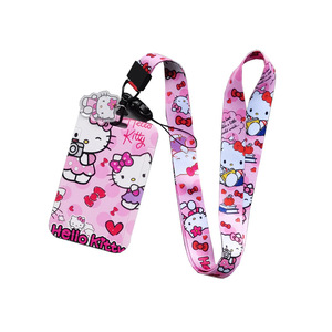 Porta Badge e Cordino per Studenti con Personaggio <span class=keywords><strong>Hello</strong></span> <span class=keywords><strong>Kitty</strong></span>, Personalizzabile con Testo/LOGO - Product Image 5