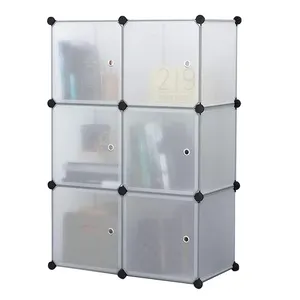 Органайзер для хранения кубиков 6-Cube пластиковый шкаф книжная полка пластиковый квадратный Органайзер стеллажи