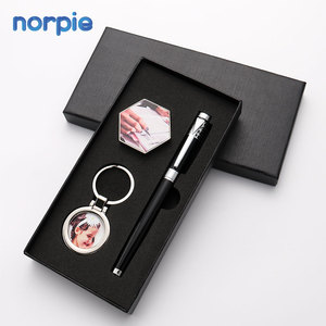 Blancs de Sublimation Porte-clés Porte-Stylo Stylo Coffret cadeau pour la Fête des Pères - Product Image 1
