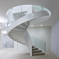 Sk61 — idées d'escaliers incurvés à led, échelle en spirale, éclairage d'escaliers, maison, prix en gros