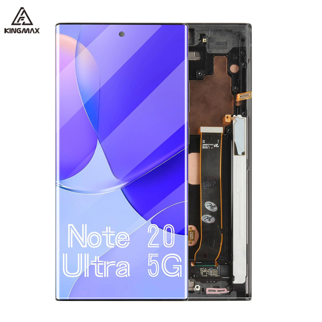 SM-N985 SM-N986 LCD Display Touch Digitizer Assembly Original 6.9 4G 5G 2 Piece with Frame OLED for Samsung Galaxy Note 20 Ultra