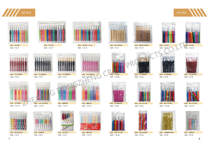 Kit de Ganchillos Ergonómicos Personalizados, Agujas de Aluminio, Bambú y Resina, Venta al por Mayor, Juego de Ganchillos de Varios Tamaños con Estuche - Product Image 5