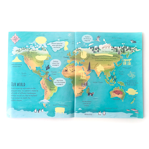 Bán Buôn Sáng Tạo Dán Cuốn Sách Cho Trẻ Em Trò Chơi Giáo Dục Trái Đất Hành Tinh Sticker Phim Hoạt Hình Tùy Chỉnh Dán In Trên Nhu Cầu - Product Image 2