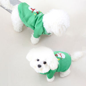 Sweat-shirt à col rond pour animaux de compagnie, doublure polaire, chaud, pour chats et chiens, design imprimé, hiver, automne, printemps, style mignon - Product Image 3