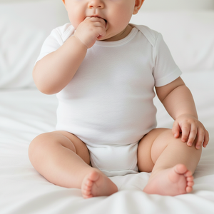 Combinaison pour bébé nouveau-né en coton biologique 100% GOTS <span class=keywords><strong>OKEO</strong></span> TEX, manches courtes, écologique, anti-boulochage, barboteuse pour bébé - Product Image 5