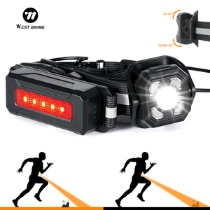 USB Có Sạc Phía Tây Xe Đạp Chạy Eo Ánh Sáng 300 Lumens IPX4 Không Thấm Nước 30 Độ Nghiêng Đầu 3 Chế Độ-Phụ Kiện Xe Đạp - Product Image 6