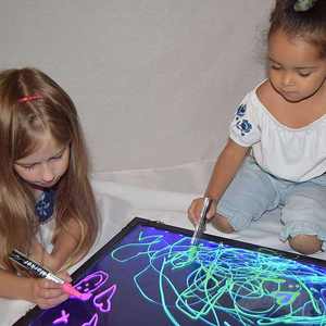 Новое изобретение, 2024, лучшие высокотехнологичные продукты с регулируемой яркостью, Светодиодная доска для письменного меню, светодиодная цветная панель с дисплеем, световая пластина, стеклянная основа - Product Image 5