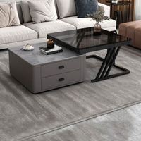 Table d'appoint de canapé minimaliste, table carrée, table de chevet, petite table basse, table d'angle