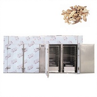 Sécheuse à air chaud en acier inoxydable CT pour feuilles de cocotier, citronnelle, banane, okra, légumes, herbes, céréales, avec moteur de pompe