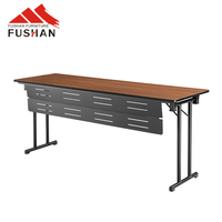 Meubles commerciaux pieds de Table pliable moderne en acier cadre bureau bureau meubles à manger métal pliant Chrome Table
