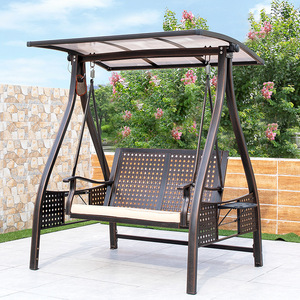 Silla Colgante de Metal para Jardín o Patio, Silla Columpio Doble para 2 Personas - Product Image 4