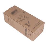 Carton ondulé brun, logo personnalisé, impression numérique, vernis brillant/mat, haute qualité, dossiers recyclables