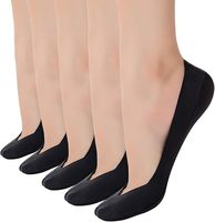 Baskets basses en nylon et coton pour femmes avec chaussettes invisibles antidérapantes pour un usage quotidien Logo corporel