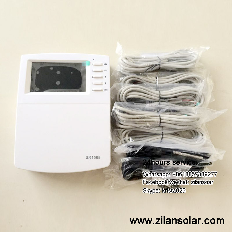 Новый продукт SR1568 Солнечный контроллер 110 ~ 240 В для солнечной системы отопления воды
