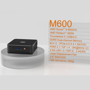 Mini PC M600 Rzy-en 9 8945HS AMD AI 5 8645HS 2xDDR5 2xPCIe4.0 2x2.5G LAN Windows 11 MINIPC Ordinateur de bureau Gamer PC WiFi6 - Product Image 4