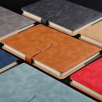 Carnet en cuir A5 de qualité supérieure avec fermeture à boucle magnétique Journal de journal personnalisable pour l'usage personnel de bureau d'école
