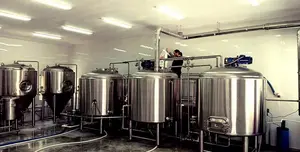 Llave en mano de la cervecería 1000L cerveza máquina de fabricación de 1000 litros brew kettle