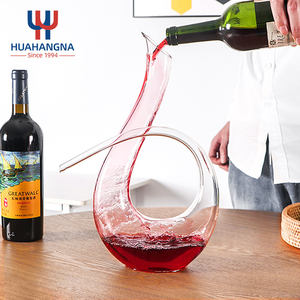 <span class=keywords><strong>Carafe</strong></span> en verre cristal faite à la main Portable en forme d'escargot de cygne Design créatif haut de gamme <span class=keywords><strong>Carafe</strong></span> à bouteille de vin transparente - Product Image 3