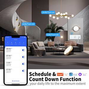 224*86 Tuya WIFI-Schalter 2 WIFI-Buchse USB C Gehärtetes Glas Schwarz/Weiß/Grau 3 Steckdosen EU-Wand schalter buchse Serie Kombination - Product Image 5