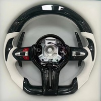 Volant en fibre de carbone LED avec palettes de changement de vitesse pour BMW M3 M4 M5 X3 X5 F10 F30 G20 G30 M Performance