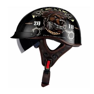 Caschi in fabbrica <span class=keywords><strong>per</strong></span> tutte le stagioni leggeri retrò ABS mezzi caschi <span class=keywords><strong>per</strong></span> uomini e donne caschi Scooter <span class=keywords><strong>moto</strong></span> nuova condizione - Product Image 2