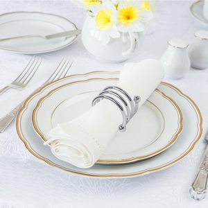 2025 Nieuwste Ontwerp Exclusieve Kwaliteit Koper Servet Ring Rose Goud Kleur Papier Ring Voor Restaurant Decoratie Feest - Product Image 4