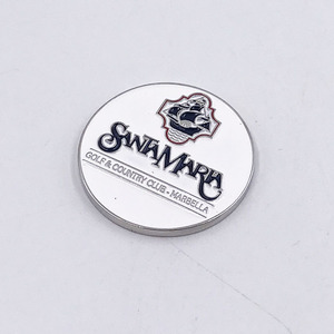 Marcadores de pelota novedosos con diseño de varias formas al mejor precio, accesorio de Golf, imán con logotipo personalizado, marcador de pelota de Golf de Metal con alfabeto - Product Image 6