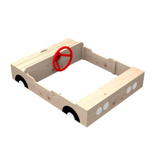 Di legno Cortile di Figura Dell'automobile Pagare <span class=keywords><strong>Sandpit</strong></span> Giocattoli Per Bambini All'aperto Sandbox Scavatrice per i bambini - Product Image 4
