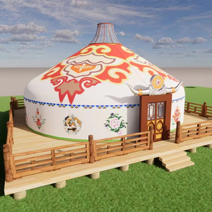 Vente en gros d'usine <span class=keywords><strong>yourte</strong></span> mongole tente moderne imperméable pour le logement - Product Image 5