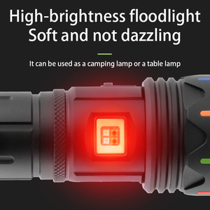 10000 Lumen Aluminum Alloy Rechargeable LED Flashlights P360 <strong>Bulb</strong> Emergency Zoom Tactical <strong>Torch</strong> for Camping Climb - Product Image 4