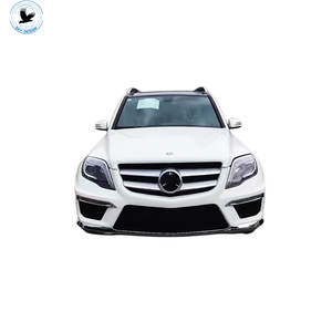 Kit de carrosserie pour pare-chocs de voiture 2013-2015 <span class=keywords><strong>AMG</strong></span> GLK63 pour <span class=keywords><strong>Mercedes</strong></span> classe <span class=keywords><strong>GLK</strong></span> X204 glk350 glk260 GLK300 pare-chocs avant arrière gril embouts d'échappement - Product Image 4