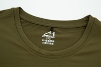 T-shirt à manches courtes personnalisé pour hommes T-shirt décontracté à col rond élastique à séchage rapide