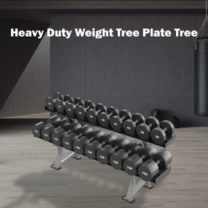 Soporte para Mancuernas de Acero Resistente para Gimnasio, Suministro Directo de Fábrica, Capacidad para 10 Pares, Compra en Línea - Product Image 3